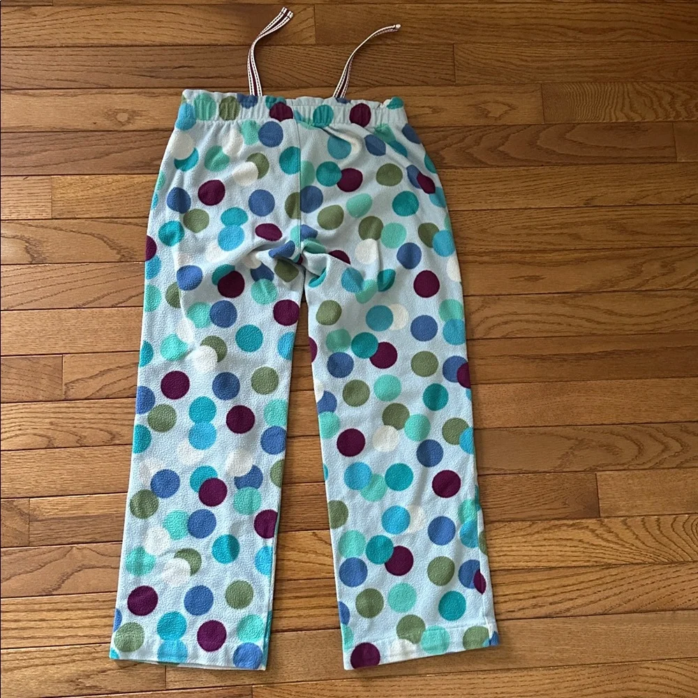 💤 OLD NAVY Kids Pajama Bottoms with Multicolor Polka Dots size medium 8 girls